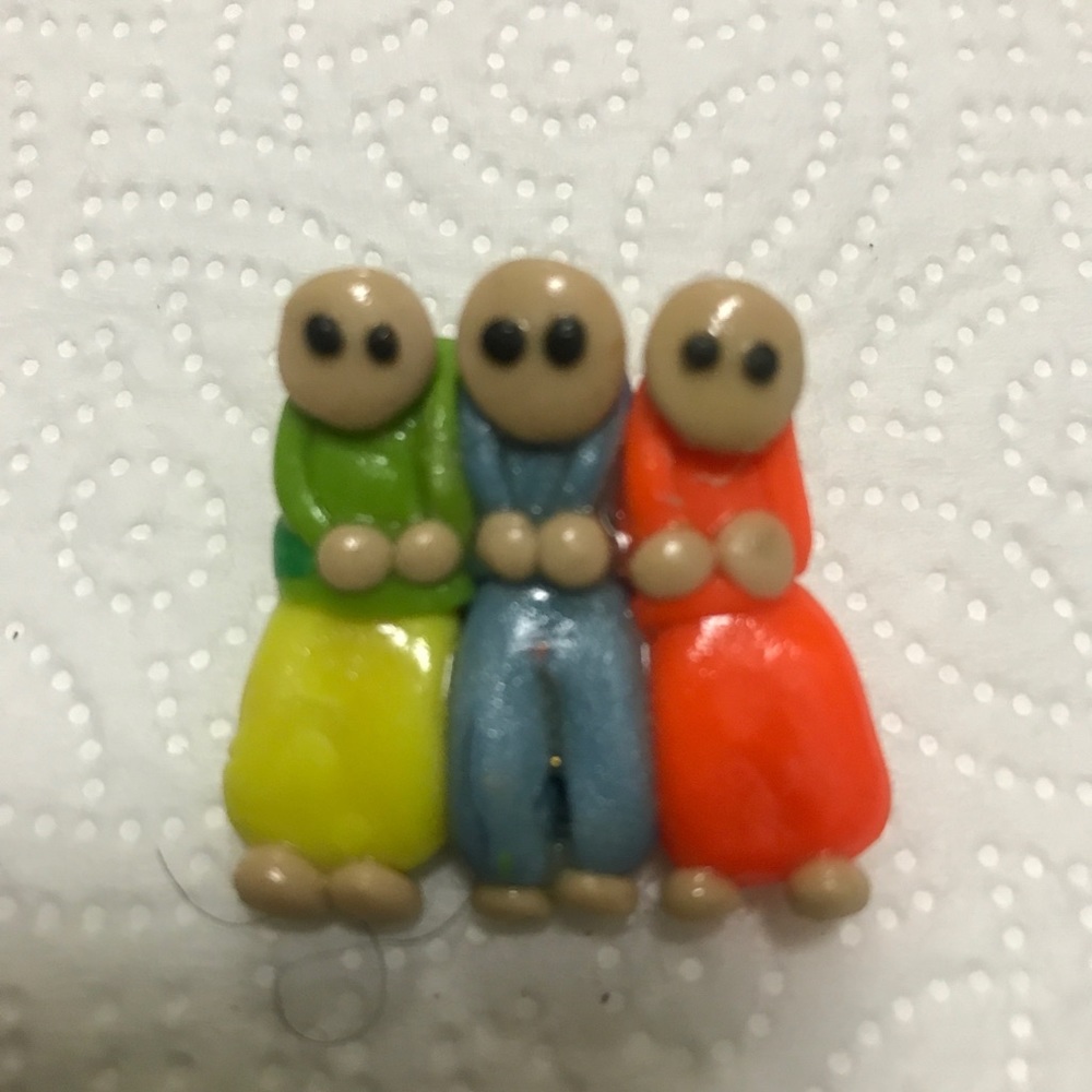 💛🧡Friendship Handmade Pin/Brooch🧡💛 - Picture 9 of 16